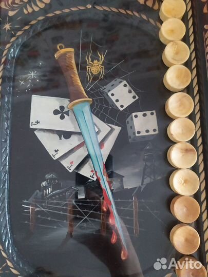 Нарды ручная работа