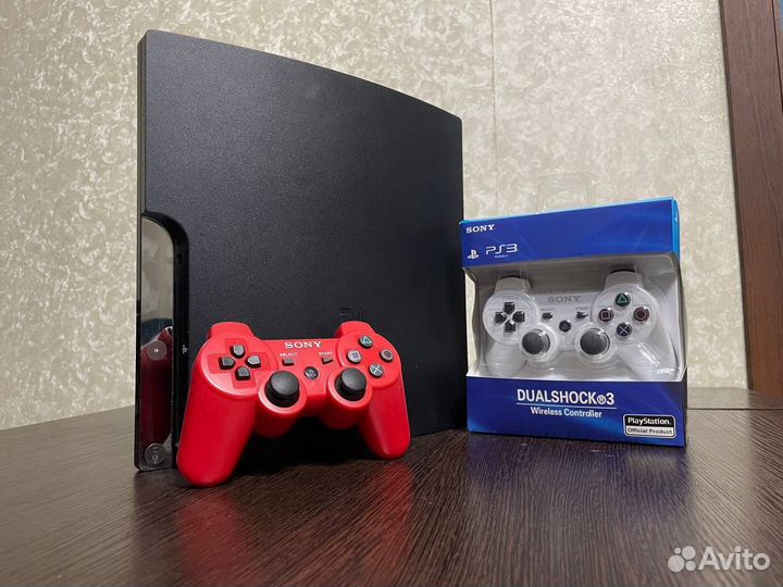 Sony playstation 3 / slim / прошитая / много игр