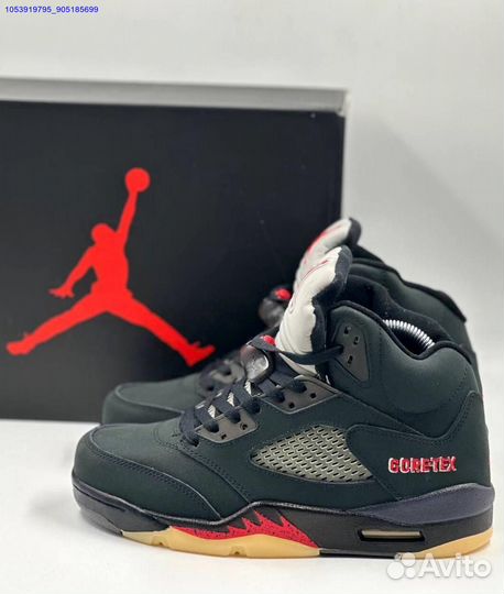 Кроссовки Nike air Jordan 5 gore tex off noir