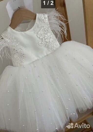Платье для девочки 74-80