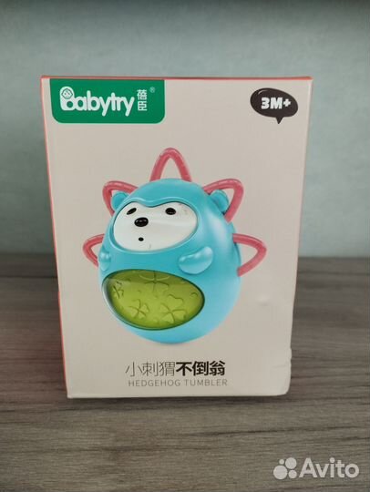 Игрушка ежик-неваляшка