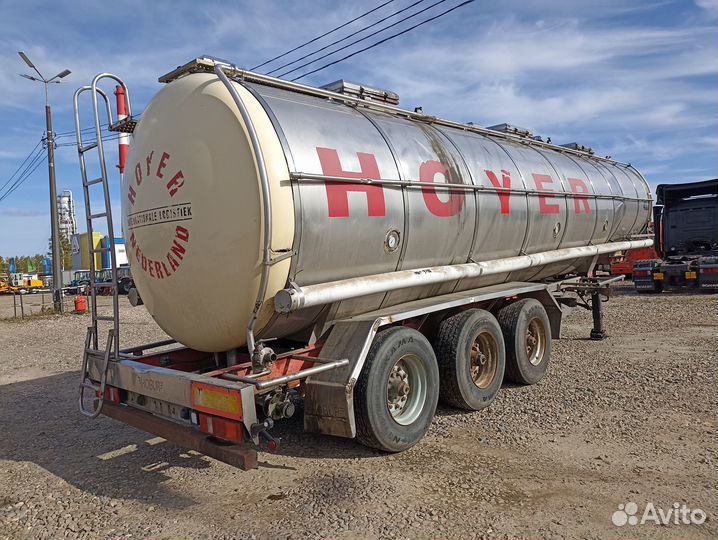 Полуприцеп пищевая цистерна Burg BPO 012-27MK, 1999