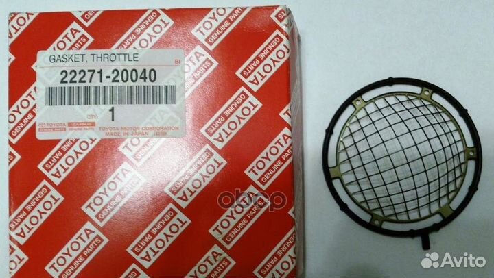 Прокладка дроссельной заслонки toyota harrier,K