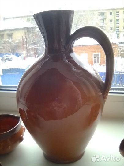 Кувшин с кружками. Керамика