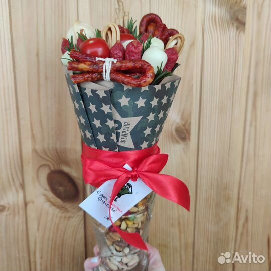 Мужской букет. Съедобный подарок