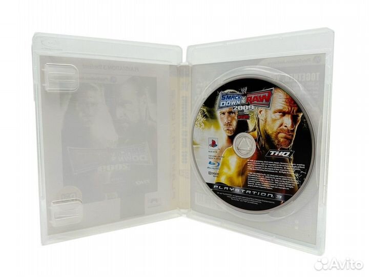 WWE SmackDown vs Raw 2009 (PS3 видеоигра, ан б/у