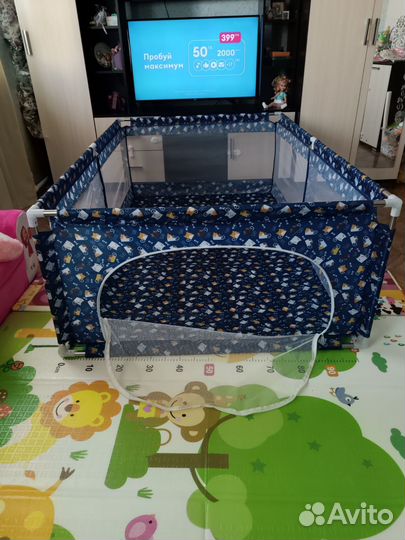 Большой детский манеж бу