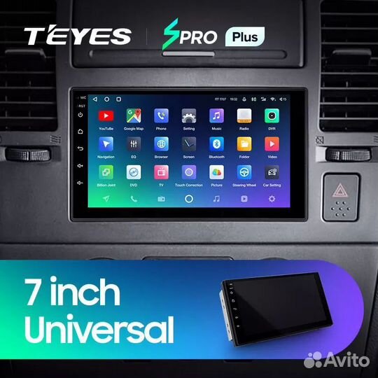 Магнитола Андроид Teyes 7 дюймов Spro Plus 4+32Гб