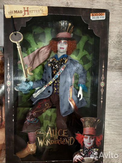 Кукла Алиса в Зазеркалье Шляпник