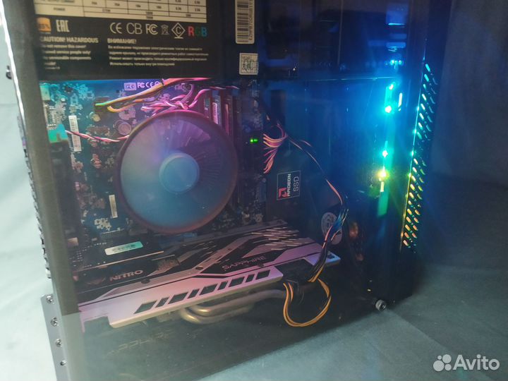 Игровой Компьютер i5-4460/RX580/8Gb/SSD/HDD