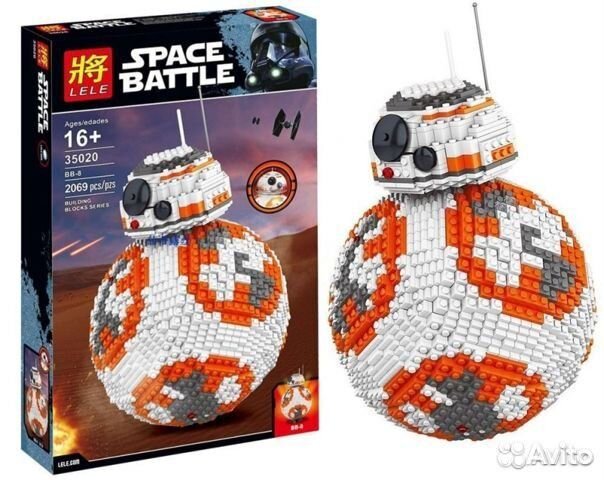 Конструктор. Star Wars 35020 (2069дет) Дроид BB-8