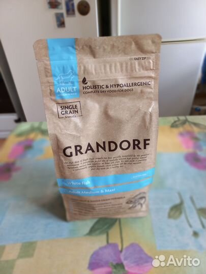 Grandorf Грандорф Белая рыба корм для собак