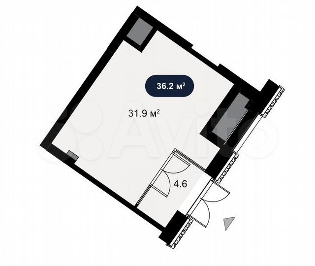 Продам торговое помещение, 36.2 м²