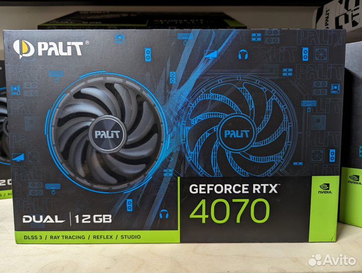 Видеокарты RTX 4070 Palit 12Gb