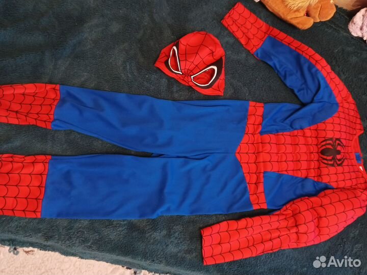 Новогодний костюм спайдермена на мальчика 122-128