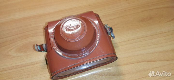 Ретро Чехол для фотоаппарата (коричневая кожа)