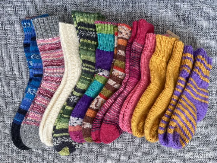 Носки детские вязаные 24-35 размер