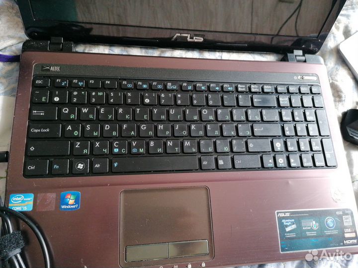 Ноутбук Asus на запчасти