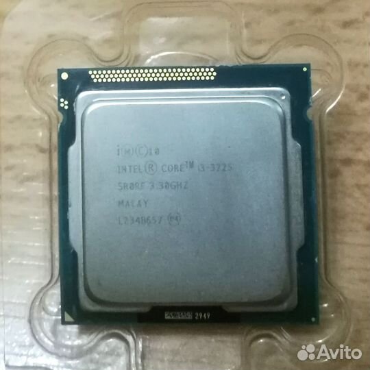 Intel Core i3 3225 + кулер