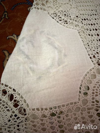 Вязаная скатерть крючком