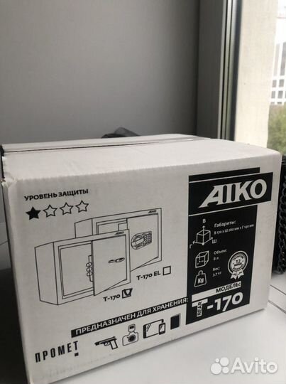 Сейф пистолетный aiko тт-170 KL