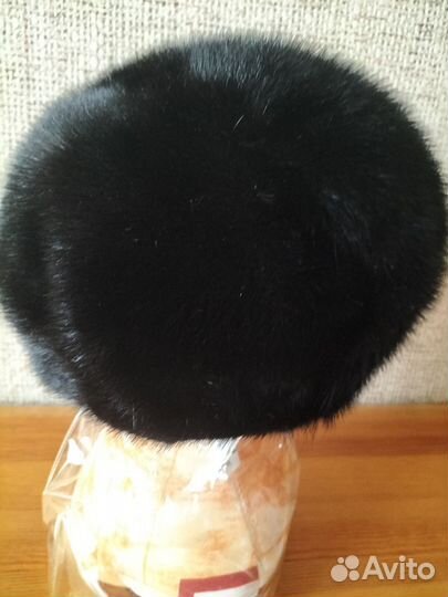 Шапка норковая мягкий берет