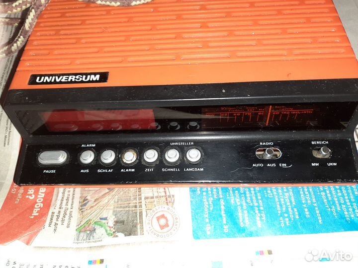 Universum ur1885 радиотаймер винтаж