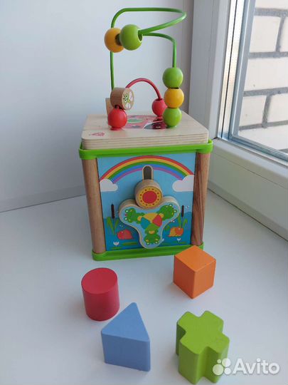 Развивающий куб сортер