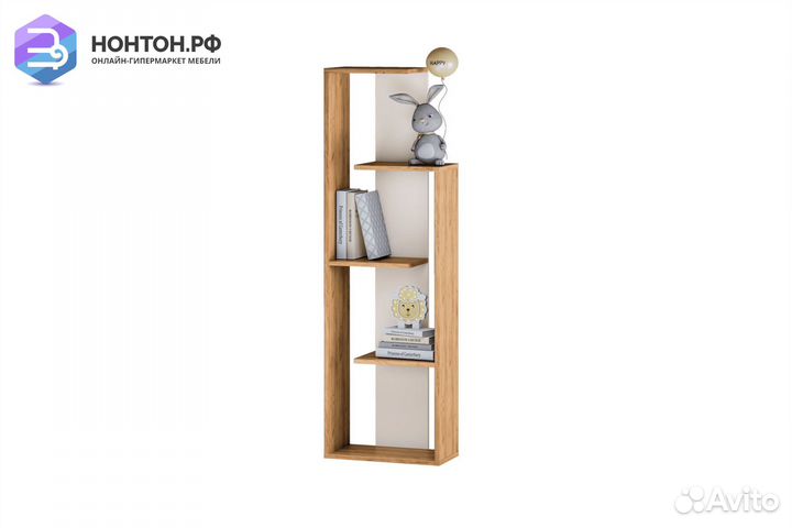 Стеллаж Бейсик крафт / белый