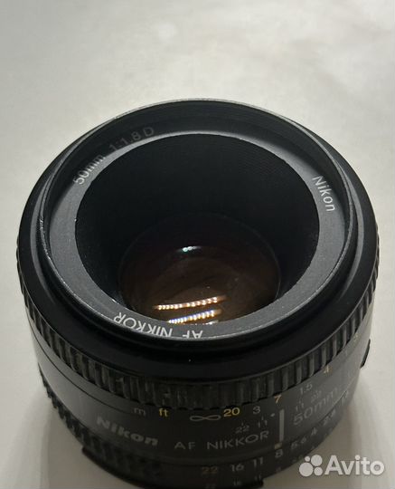 Объектив Nikon AF Nikkor 50mm 1:1.8D