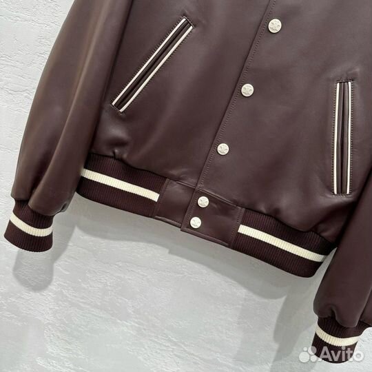 Бомбер кожанная Celine