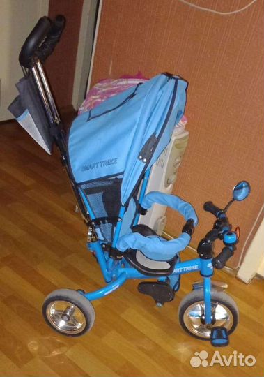 Детский велосипед коляска с ручкой