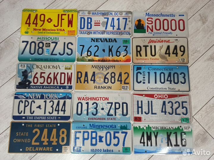 Автомобильные номера США