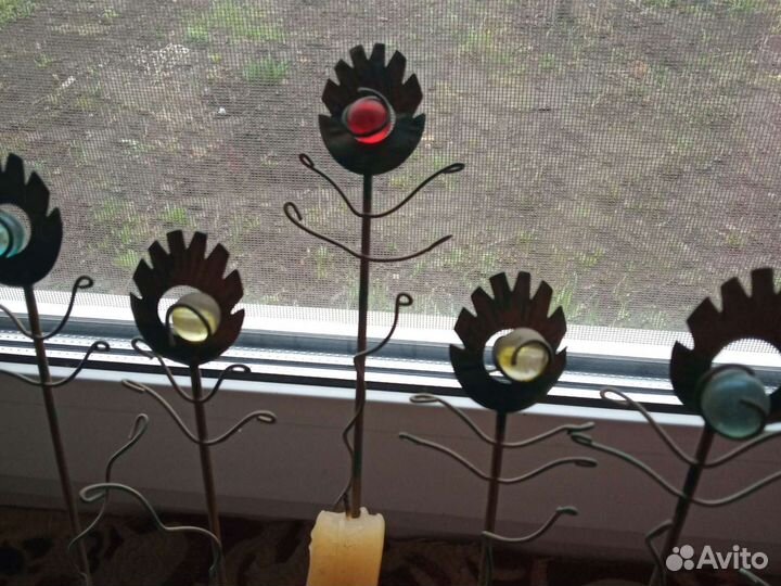 Подсвечник,горчичница хрустальная