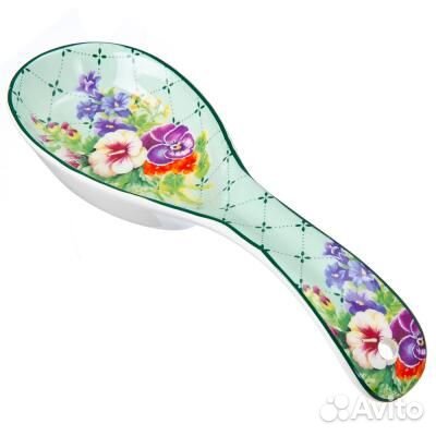 Ложка- подставка керамическая Летний вечер