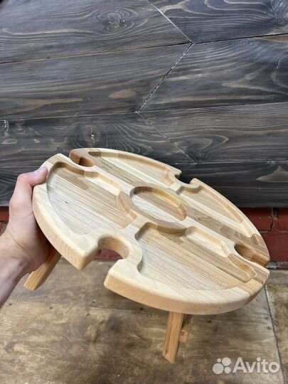 Винный столик менажница