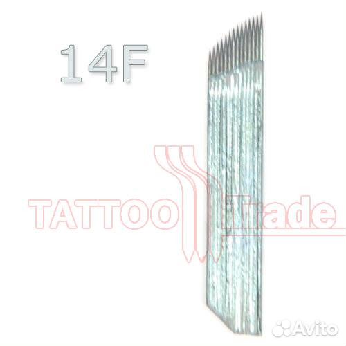 Игла для мануального перманента 14F Steel