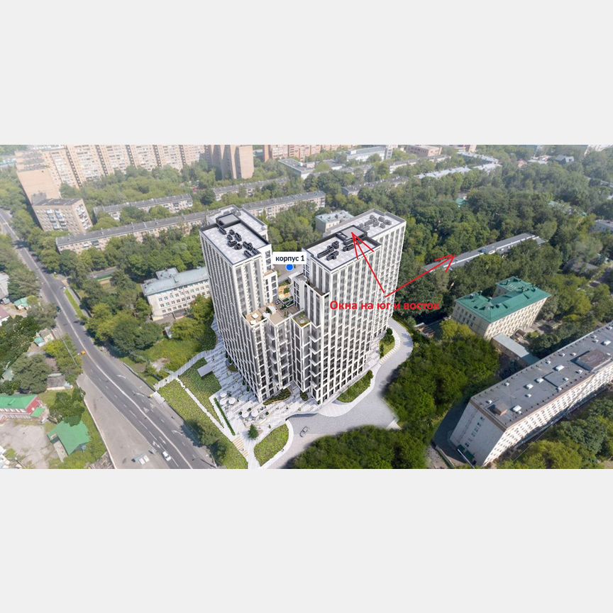 3-к. апартаменты, 49,7 м², 5/19 эт.