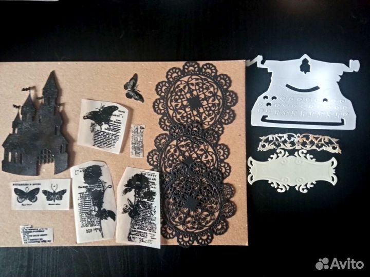 Материалы для скрапбукинга вырубки вырезки