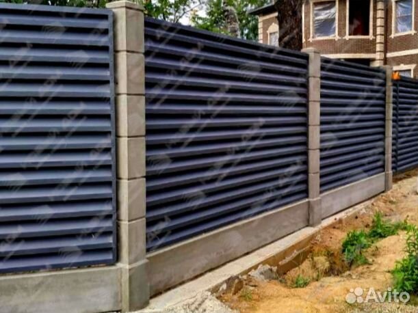 Забор жалюзи еврозабор