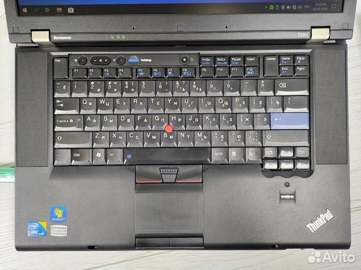 Ноутбук 15.6'' Lenovo T510I 4/120gb