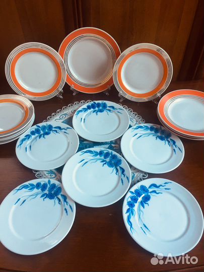 Тарелки для сервировки фарфор СССР
