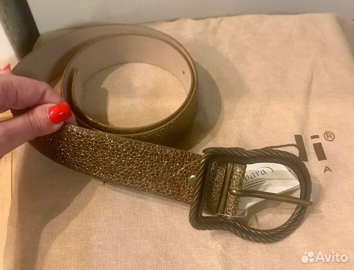 Ремень женский кожаный италия