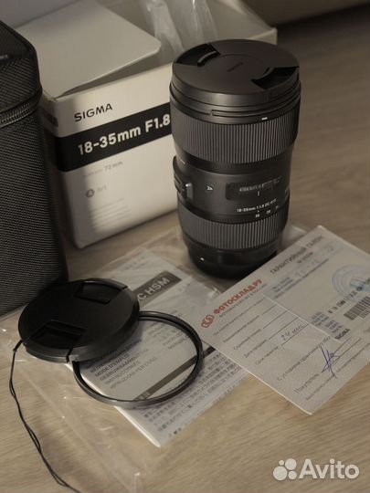 Sigma 18 35mm 1.8 art canon ef