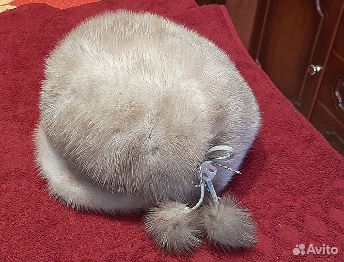 Шапка норковая женская