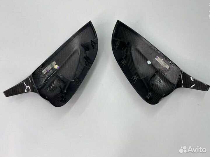 Накладки зеркал BMW X5 G05 М Стиль сухой карбон