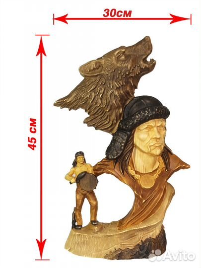 Резное панно из дерева 