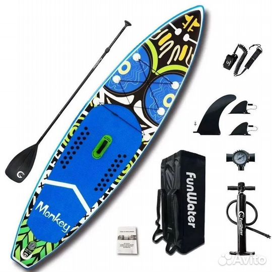 SUP board надувной FunWater Monkey для серфинга
