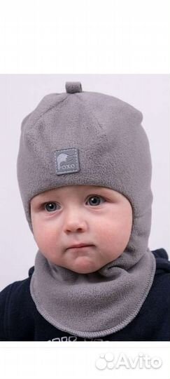 Новая шапка шлем из флиса 48-50
