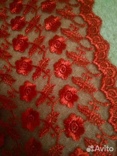 Ткань кружевная,новая